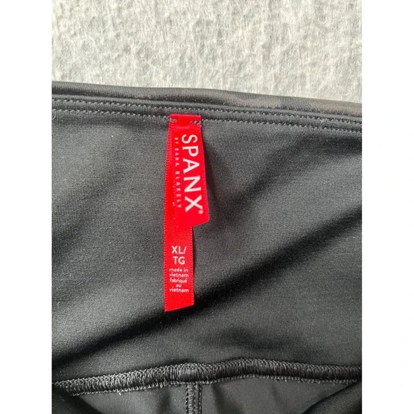 Spanx By Sara Blakely Black Camo‎ Print High Waist Leggings Women's XL - Picture 3 of 7